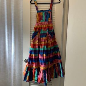 Farm Rio Stripped Maxi Dress